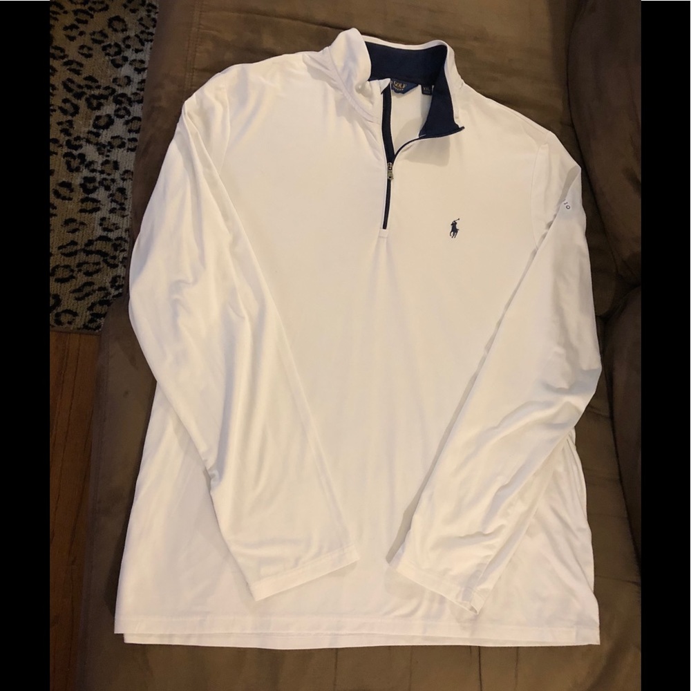 Polo Ralph Lauren Golf White 1/4 Zip Pullover XXL